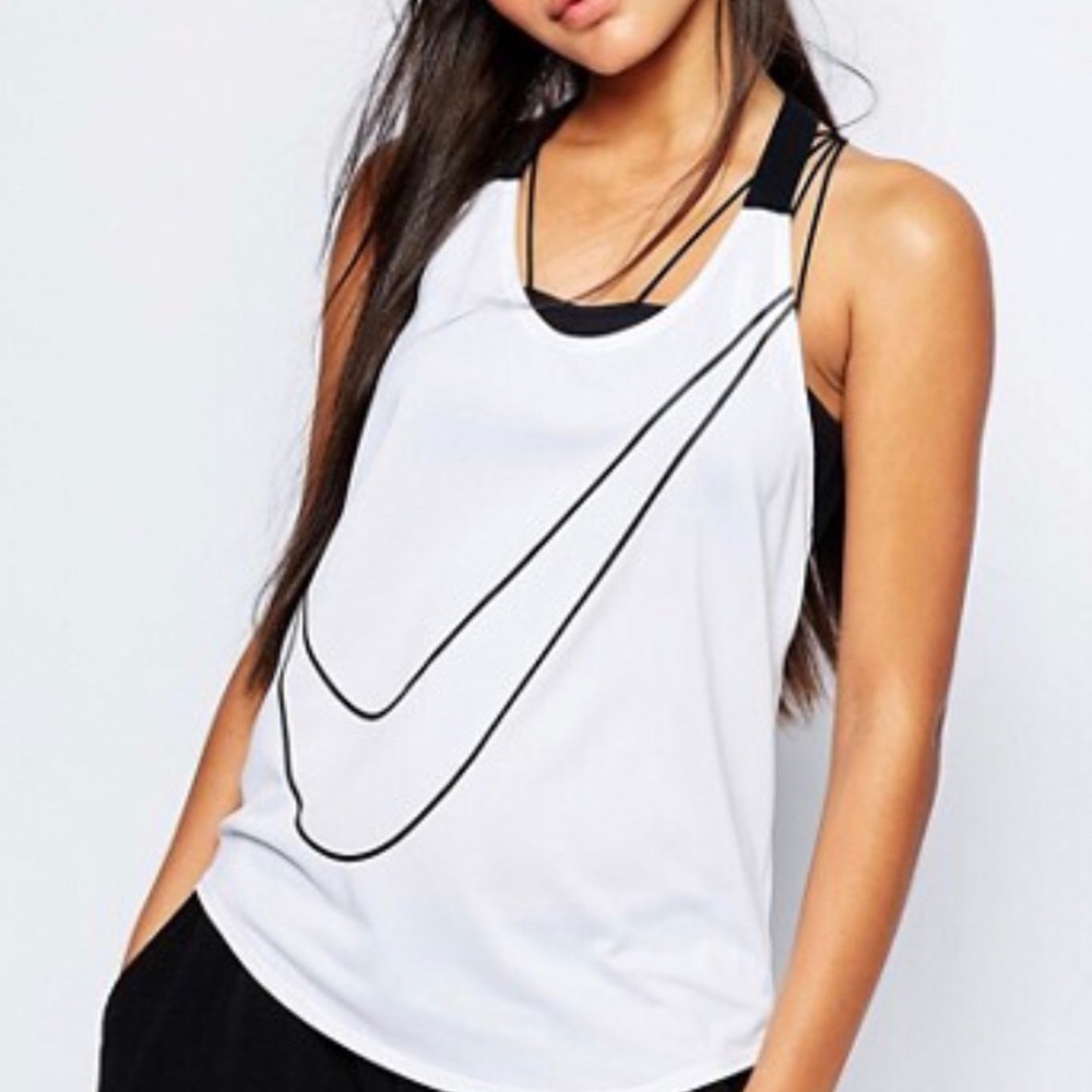 Nike racer back tank top workout tops